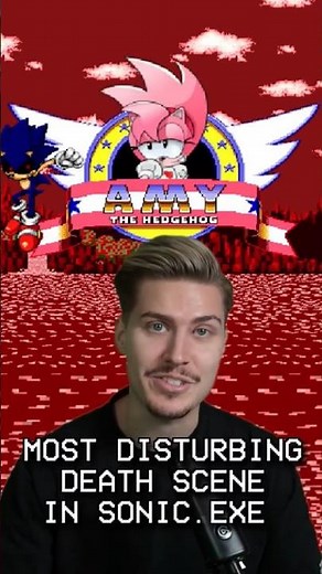 MOST DISTURBING AMY DEATH SCENE IN A SONIC.EXE GAME 😨😱 #shorts #sonicexe #exe #sonichorror #luigikid