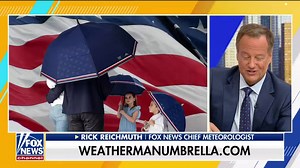 16K views · 361 reactions | Chief Meteorologist and founder of Weatherman Umbrellas Rick Reichmuth debuts this years’ umbrella benefitting Folds of Honor | Fox & Friends | Facebook
