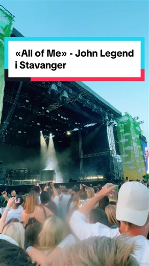 CAUSE ALL OF ME, LOVES ALL OF YOU❤️ Fra @John Legend på @Vaulen Open Air 14.06.25🌟 #foryou #stavanger #konsert #johnlegend #vaulenopenair2025
