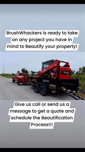 BrushWhackers is ready to tackle your project! Give us a call!!! #landclearing #brushremoval #driveways #DirtWork | BrushWhackers - Land Clearing & Mulching | Facebook