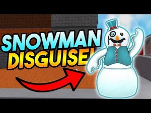 SNOWMAN DISGUISE TROLLING! | ROBLOX: Super Power Training Simulator