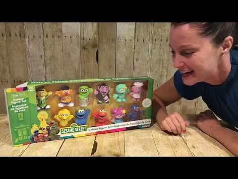 Sesame Street Deluxe figure Set Unboxing