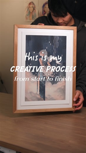 173K views · 10K reactions | My creative process from start to finish! You can learn all about my process in my new artbook ‘The Art of Kelogsloops.’ For more info, check out the links on my page  #sketch #art #watercolor #painting | kelogsloops | Facebook