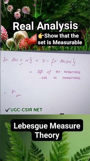 Lebesgue measure theory Real analysis | Msc.Mathematics #lebesguemeasure #realanalysis #mscmaths