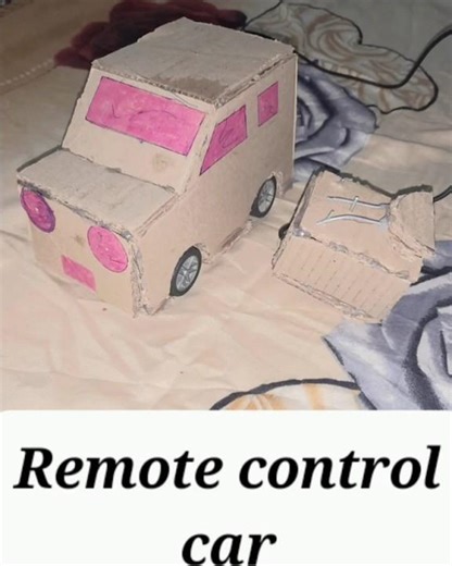 Remote control car with dc motor | #DIY# #DC motor project# #science project#