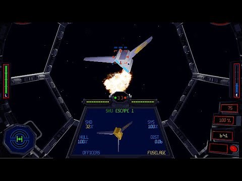 TIE Fighter Collector's CD-ROM PC MS-DOS Gameplay (GUS)