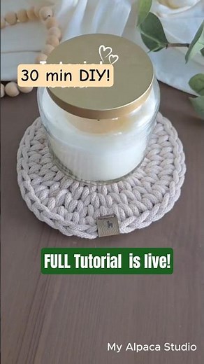 The perfect 30-minute crochet gift ✨ #handmade