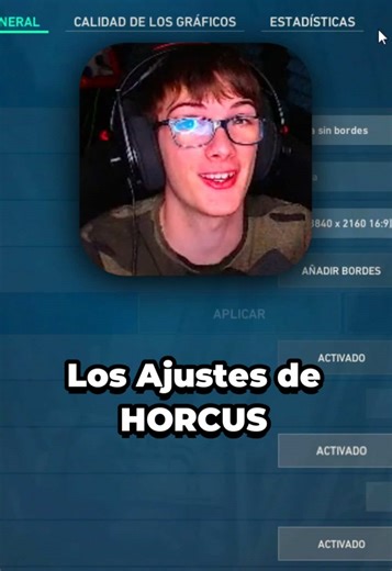 MEJOR CONFIGURACIÓN PARA VALORANT 2026 ✨ Respaldada por el Dios @Horcus ✨ #valorant #setting #ajustes #horcus #configuracion