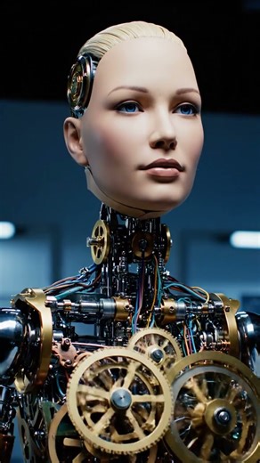 An Advanced Humanoid Robot with Analog Mechanical Gears 🤖⚙️