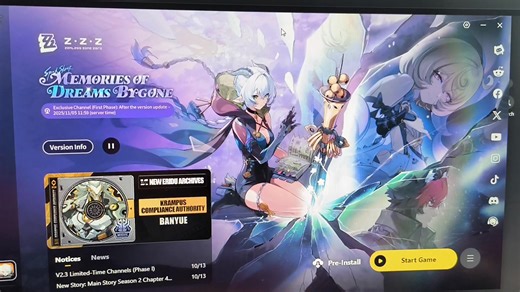 Mihoyo added motion graphics to the Zenless Zone Zero PC launcher client | Acicon