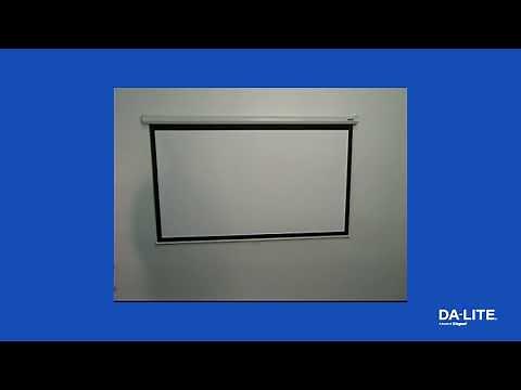 Da-Lite Model B Manual | Classroom & Meeting Room Projection Screen