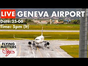 LIVE PlaneSpotting 🔴 #GENEVA AIRPORT Arrivals & Departures