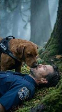 Loyal Police Dog Protects Injured Officer From Wild Boar #k9 #animalrescue #herodog