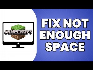 How To Fix Not Enough Space Minecraft PS4