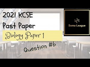 2021 KCSE BIOLOGY PAPER 1 QUESTION 6