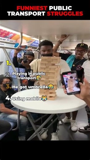 Funniest Public Transport Struggles 😂🚌 #memeshorts #hilariousfails #memes #funnyvideos #funny