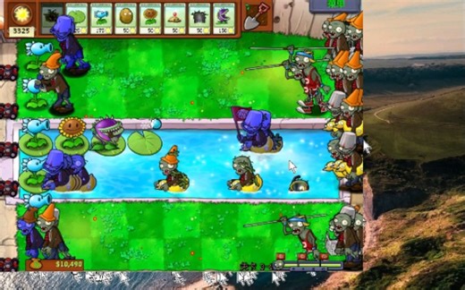 植物大战僵尸95版3-3&3-4关攻略（不丢车哟！）