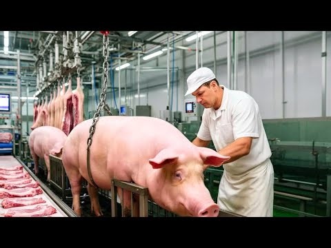 How Pork Becomes Sausages & Ham – Inside the Pork Processing Factory (Full Process)