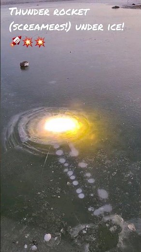 FIREWORKS UNDER ICE! 🚀💥
