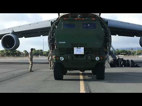 The U.S. Army's 25th Infantry Division receives HIMARS in Hawaii