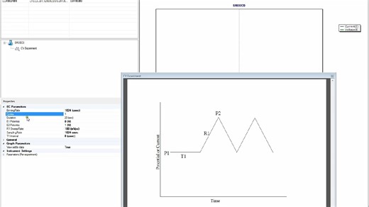 EC301使用教程6.1：CV（循环伏安法）测试参数