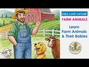 The Big Farm Adventure: A Fun Story to Learn Farm Animals & Their Babies! 🐮 | Farm Animals for Kids