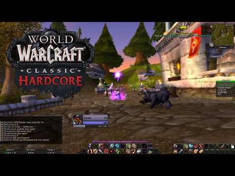 Turtle WoW Ambershire EU Livestream [HARDCORE MODE] - Lv23+ Dwarf Warlock 🔴LIVE