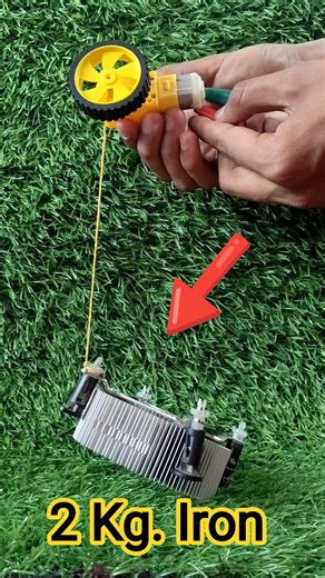 Gear Motor Lifting Test 😱 #tech #diy #experiment #test