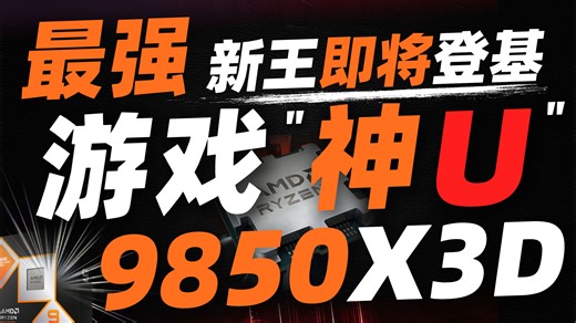 AMD 确认Ryzen 7 9850X3D：频率更高的8核X3D处理器！「超极氪」