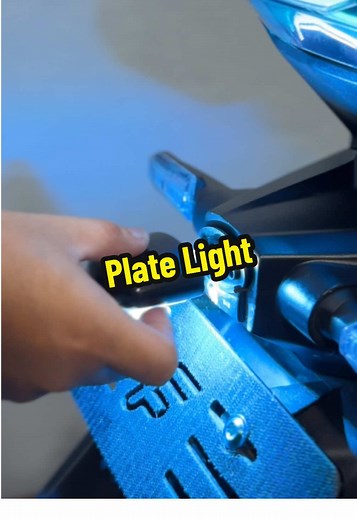Aerox V3 Plate Light Installation Guide