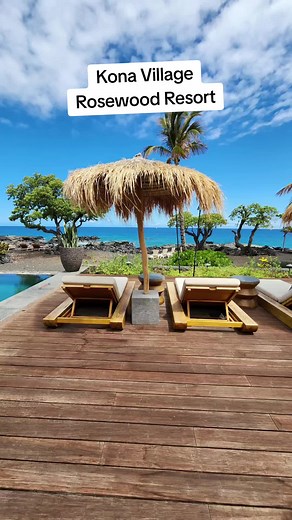 Kona Village, a Rosewood Resort on the Big Island in Hawaii. 100% solar powered Suites with upto 4 bedrooms, that include private pool, chef & butter service. Requst to book: kacee@vincentvacations.com www.travelbykacee.com #hawaii #kona #hawaiitiktok #bigisland #solarpower #lava #luxuryhotel #suites