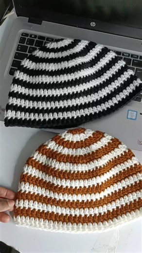 Crochet beanie full tutorial ☺️#crochet #crochetbeanie #crochetfashion