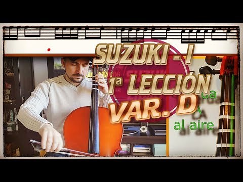 🎻 Suzuki Cello Book 1 | Lección 1ª - Twinkle, Twinkle: variación D (2ª parte)
