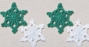 How To Make A Easy Textured Crochet Snowflake