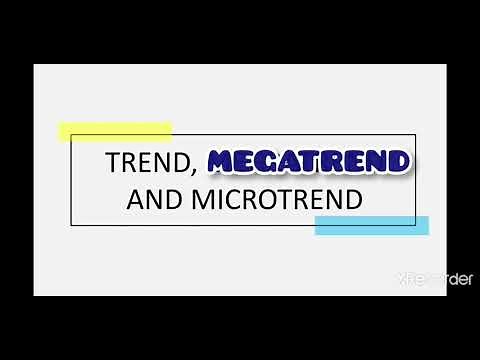 Trend, Megatrend and Microtrend