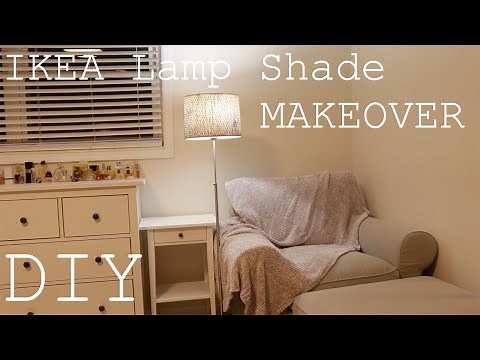Old IKEA Lamp Shade Makeover - DIY