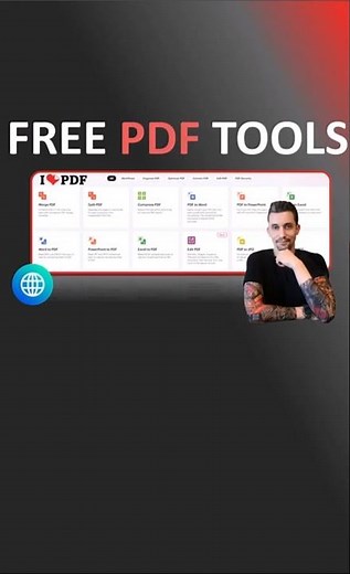 Helpful Websites Shorts - Free PDF Editing, Combine, and Convert Tool | I Love PDF