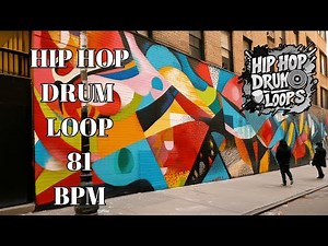 81 BPM Hip Hop Drum Loop – Laid-Back Swing