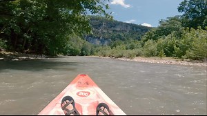 Floating toward Big Bluff this afternoon along the Buffalo National River | Buffalo Outdoor Center