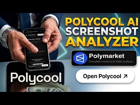 Polycool App AI screenshot Analyzer for Polymarket