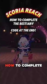 HOW TO COMPLETE THE SCORIA REACH BESTIARY IN FISCH #fisch #roblox #robloxfyp