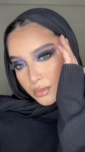 Smokie eyes 🌑💙💎 #tiktoklongs #fyp #foryou #foryoupage #fypシ #makeup #makeuptutorial #smokeyeye