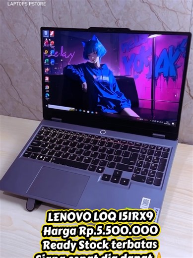 Lenovo LOQ 15IRX9 • Layar 15,6inch FHD (1920x1080) • ⁠Prosessor Intel Core i7-13650HX • ⁠Ram 12Gb • ⁠Ssd 512Gb • ⁠GPU Intel UHD Graphics • ⁠GPU NVIDIA GeForce RTX 4050 6Gb • ⁠Keyboard Backlight Rp 5.500.000,- #hargamerakyat #Lenovo #fyp #laptopmurah #berkualitas