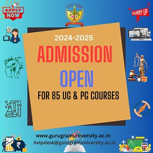 Admission Open I Apply Now | Gurugram University