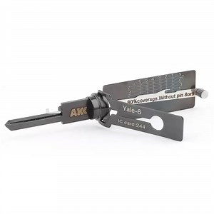 Lishi Style AKK Yale-6 2-in-1 Pick & Decoder for YALE 6-Pin Rim Cylinder - GOSO Lock Picks