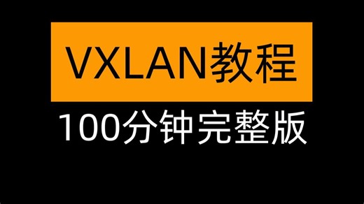 VXLAN零基础入门到精通教程，100分钟轻松搞定（浅显易懂）
