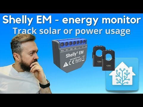 Home Assistant Energy Monitoring with Shelly EM - fuse-box install