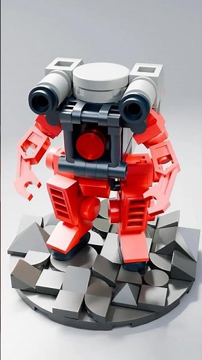 LEGO Sci-Fi Robot MOC | Heavy Assault Bot Build #shorts #legomoc #lego #legos