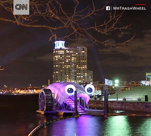 1M views · 6.4K shares | This solar and water-powered trash cleaner...