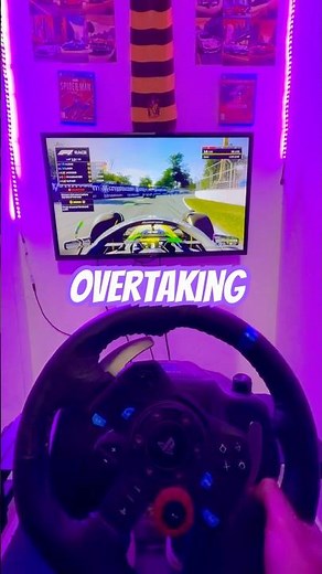 Overtaking in F1 on ps4 with Logitech g29 #f1 #gaming #ps4 #racingsimulator #simracingsetup